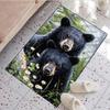 Black bear Rug - Home carpet Office Decorative Carpet For Living Room Bedroom Door Mat Floor Rug Computer Chair Area Rug