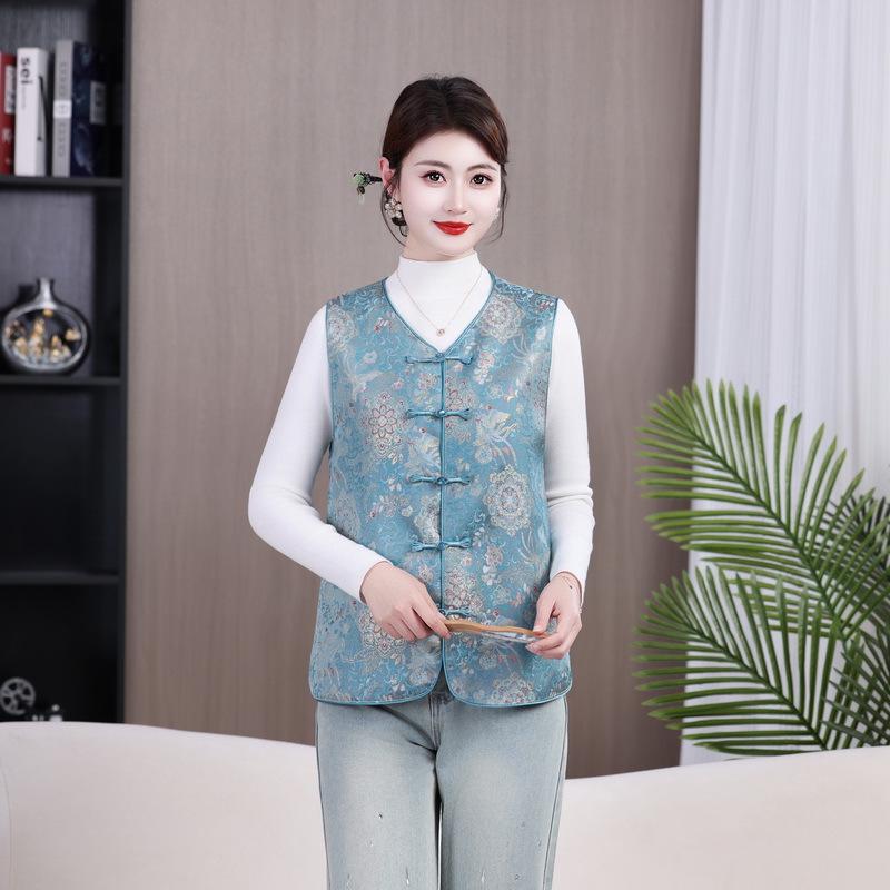 Spring 20265 Women s Chinese National Style Cape Vest - Stylish Fashion Top 3XL