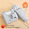 Boys' Thickened Fleece-Lined Thermal Underwear Set
