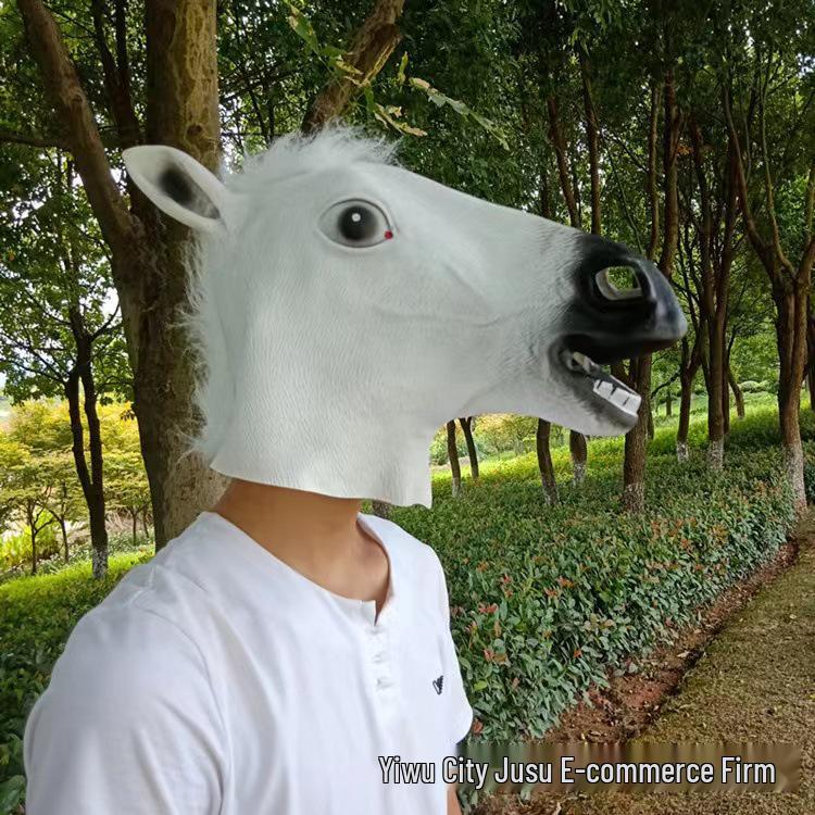 

Scary Horse Head Mask for Halloween – Animal Costume Accessory