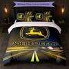 John Deere Print 3Pcs Bedding Set Duvet Cover With Two Pillowcases Soft Bed Linen For Household Bedroom