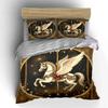 Elegant Pegasus Themed Decor Set Soft Comfortable Duvet Cover Bedding Set Included 1*Duvet Cover & 2*Pillowcases gift