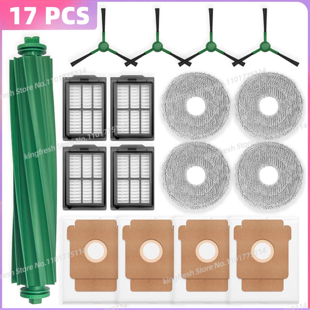 Fit For ( iRobot Roomba Plus 405 Combo / 505 Combo ) Vacuum Parts Main Roller Side Brush Mop Cloth Filter Dust Bag Accessories