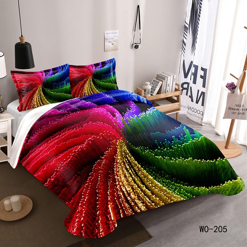RunGrape 3D Bettbezug Bettwäscheset Doppel Einzel Queen King Größe 240x220 Nordischer Bettüberwurf 150 Euro Bettwäsche Bettzeug 200x200