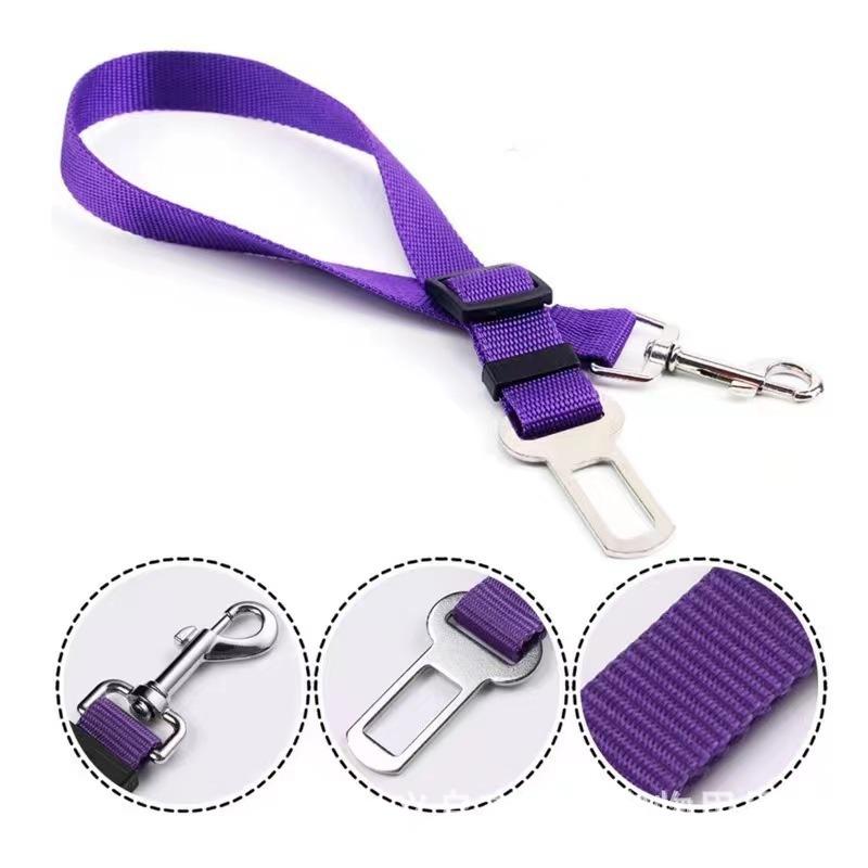 Pet products Car seat belt Traction belt Small medium large dog dog leash Cat rope Adjustable leash