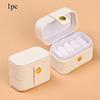 Mini Jewelry Storage Box, with A Button Flip Decoration Storage Box, Simple Ring Necklace Earrings Storage Box, Display Gift Box