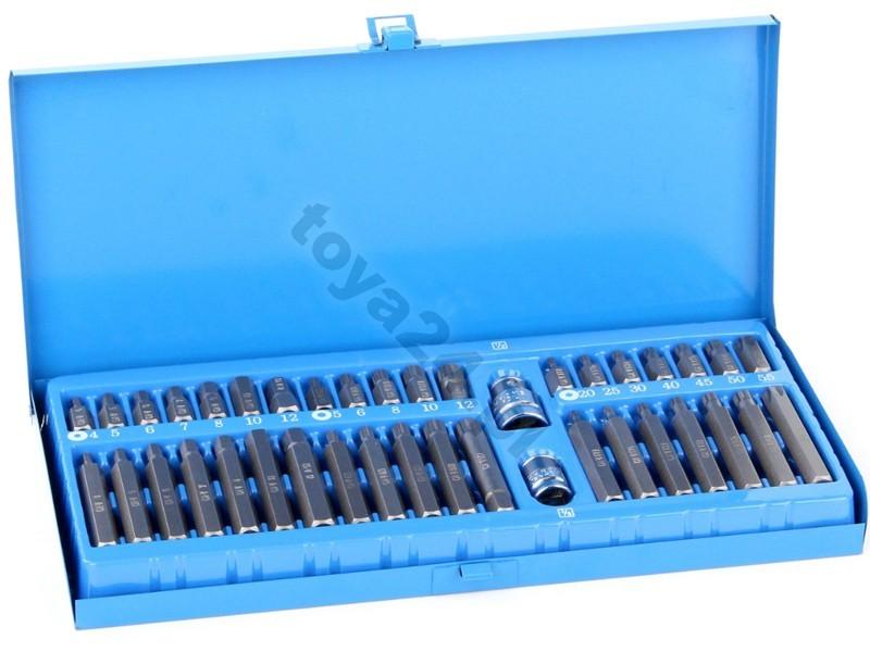 Special hex, torx, spline keys, set of 40 in a metal case 66400 VOREL