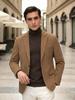 Ikalook Solid Wool Button Jacket Cjk120