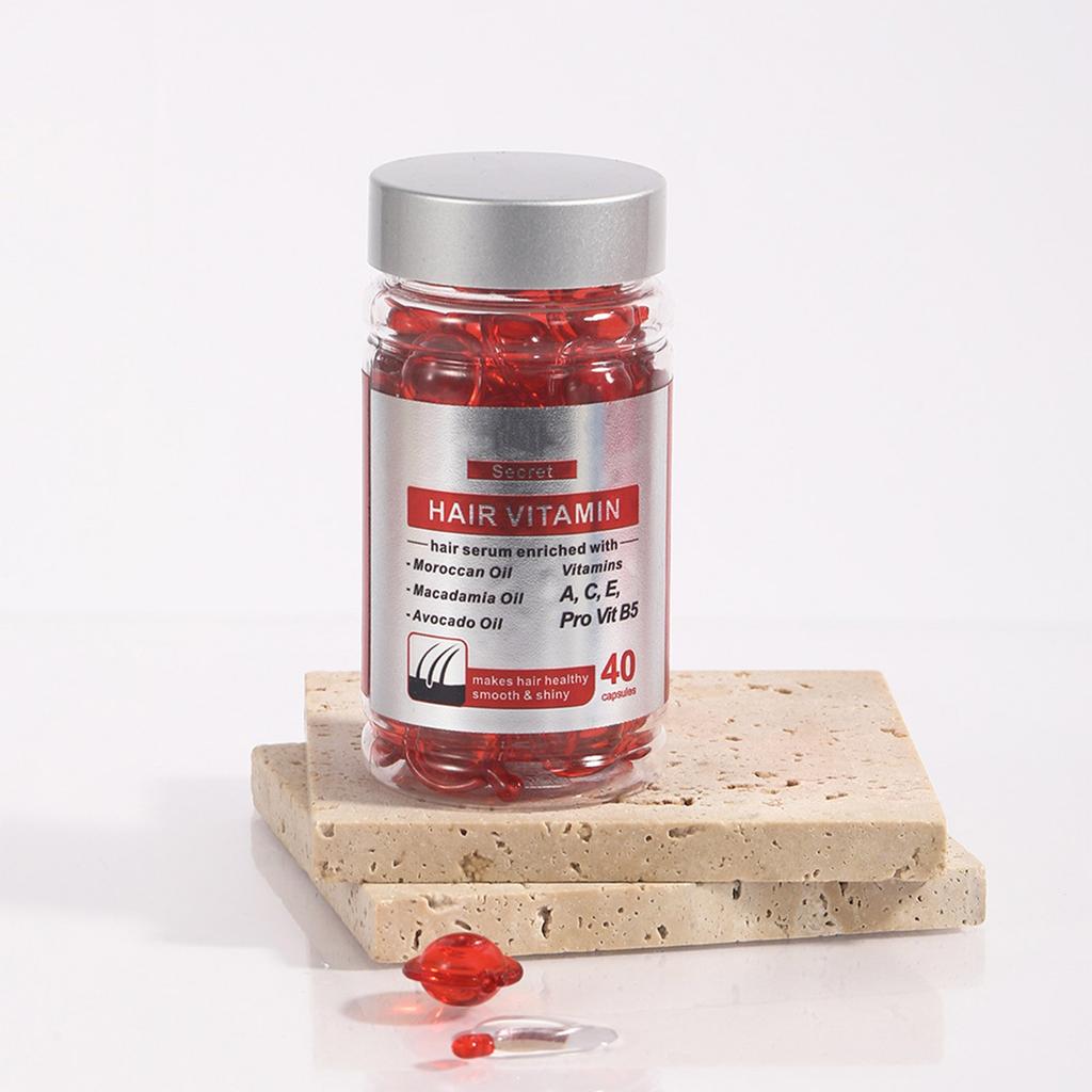 Nourishing Oil Conditioner Capsules Hair Care Nourishment Moisturizing Nourishing Oil Hair Oil Conditioner Hair Capsules Portable Hair Oil 40ML