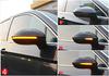 Volkswagen compatible products Door mirror Sequential turn signal LED VW Arteon Passat Flowing turn signal Smoke lens Side mirror Sequential turn