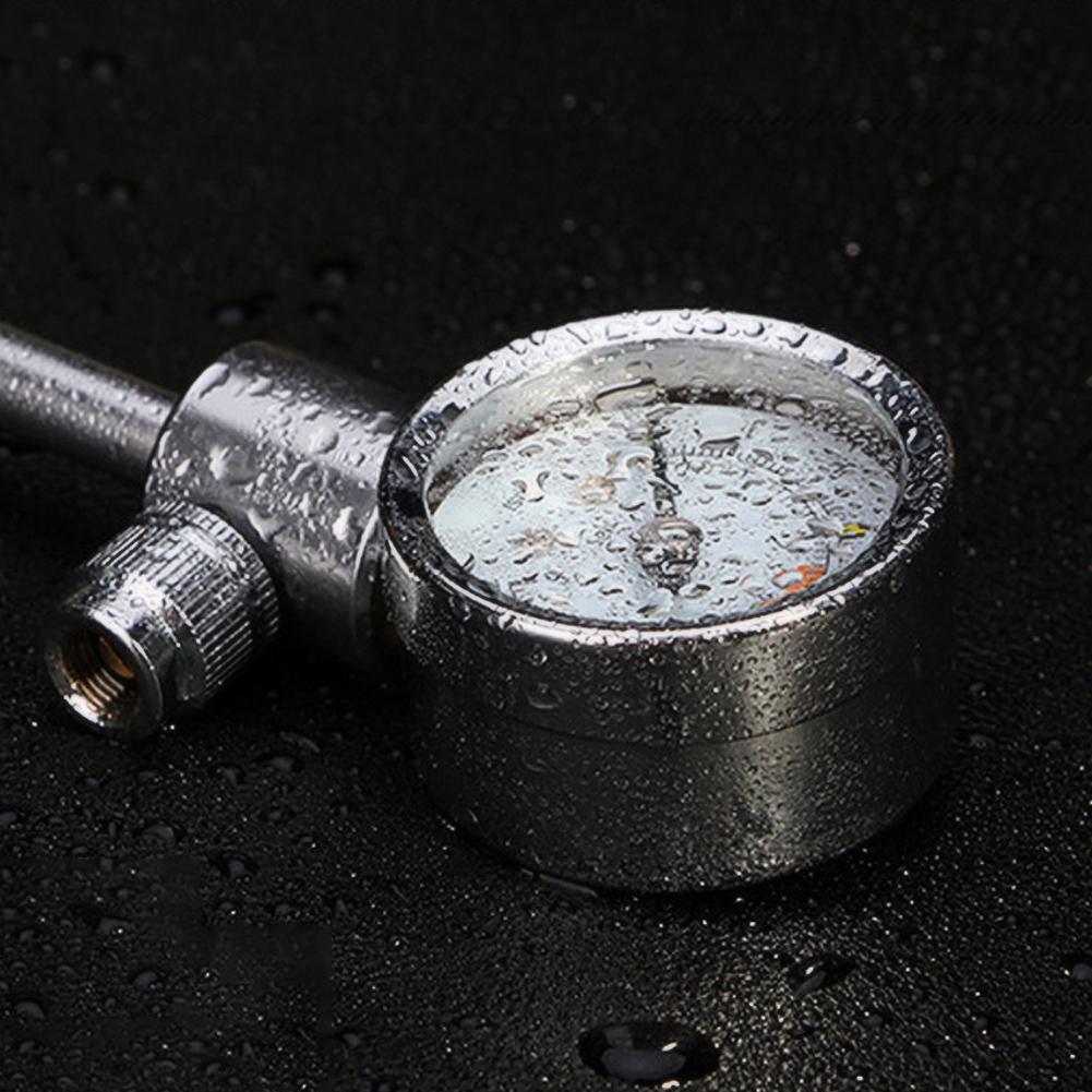 MIni Lightweight Bicycle Pump 88PSI Foldable Bike Ball Portable Pump Air Inflator (Blue)