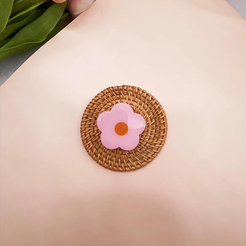 Grip pliabil pentru telefon Tok Flower Suport suport pentru telefon mobil Griptoks mobil Mini inel replicat pentru deget pentru fete femei Kickstand