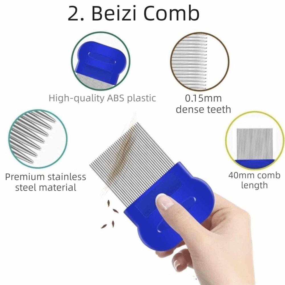 4pcs/set Effective 4pcs/set Pet Flea Comb Inline Comb Durable Float Hair Remover Dense Teeth Dog Hair Brush for Pet Cleaning