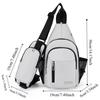 Glow Nylon Crossbody Bag Waterproof Casual Phone Pouch Portable Cycling Shoulder Bag  Outdoor