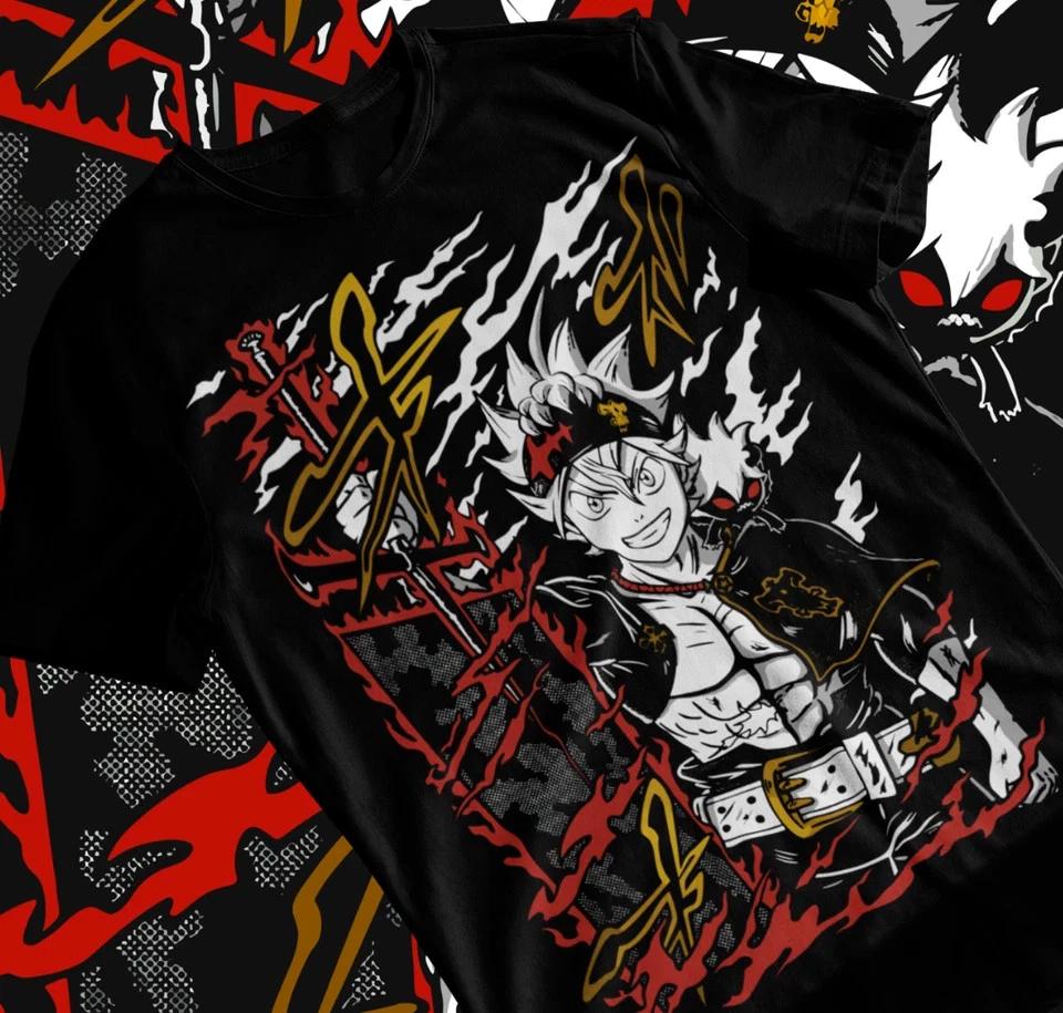 Asta Yuno Tshirt Black Clover Anime T Shirt Unisex S