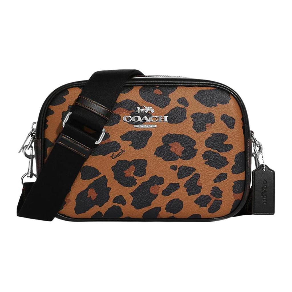 COACH Jamie Print Coated Canvas With Smooth Leather Camera Bag, Crossbody Bag, Shoulder Bag Regular Women's CC759-SVMU4