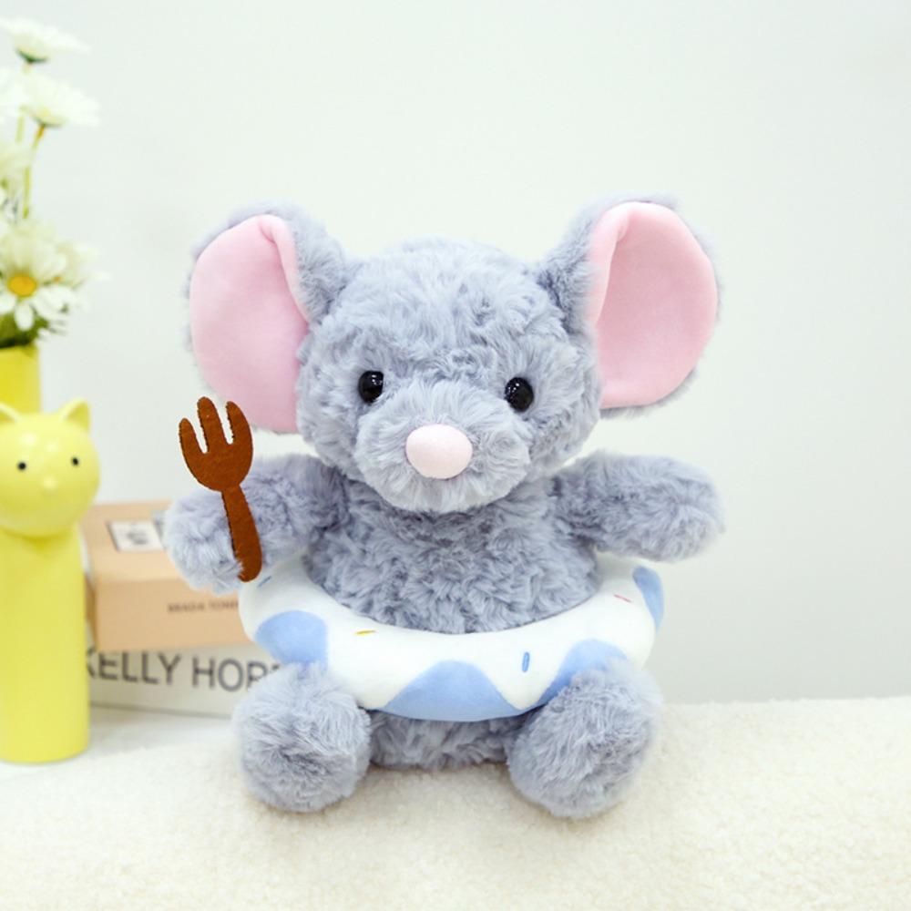 Fluffy Mouse Plush Toy PP Cotton Mouse Chef Stuffed Dolls  Birthday Parties