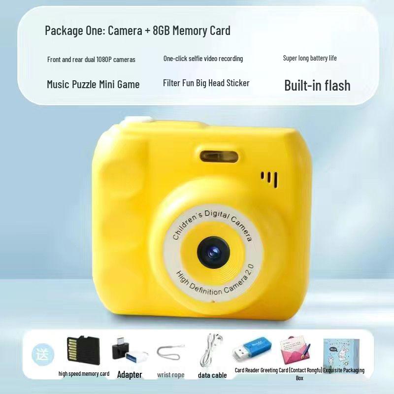 Cámara Polaroid Digital HD Doble para Campus y Fiestas - Transfiere Fotos al Teléfono - 12 Colores Disponibles