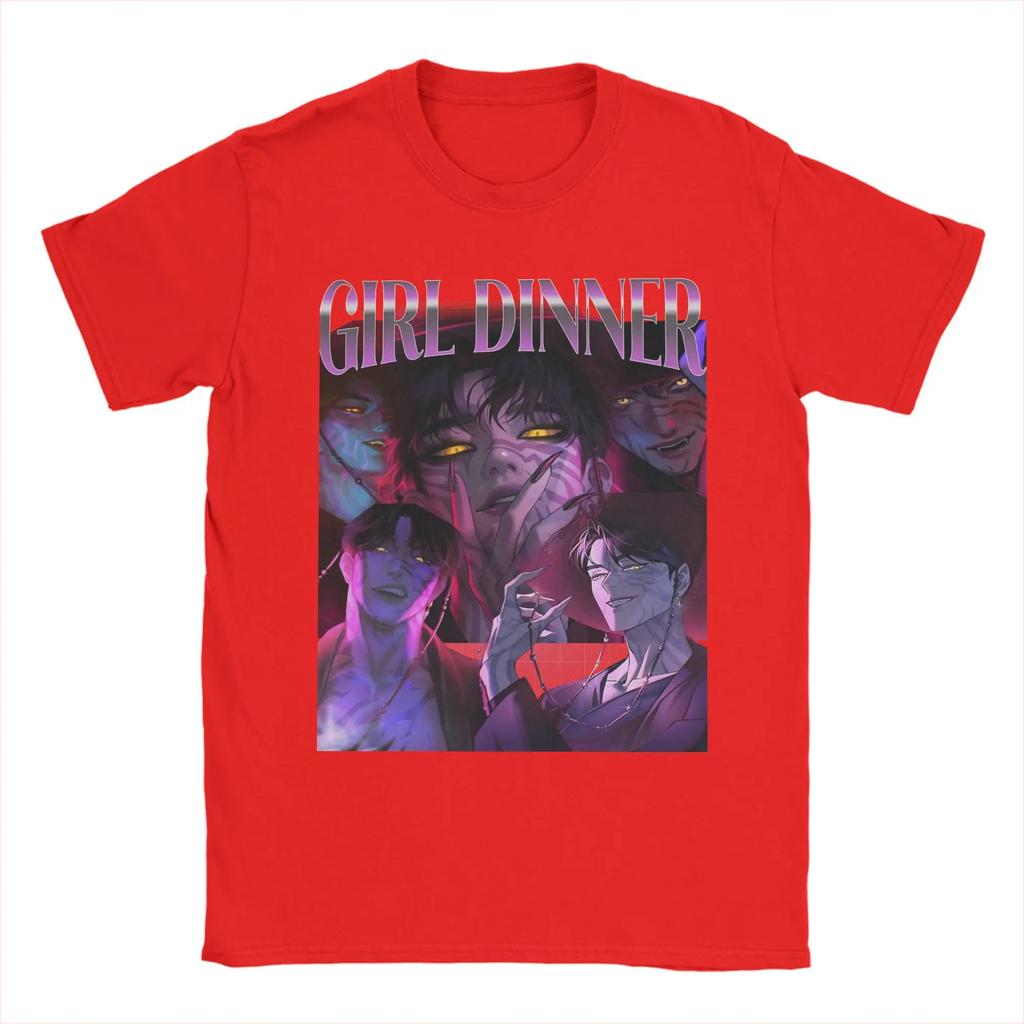 KPop Demon Hunters Girl Dinner Saja Boys Jinu T Shirt Men Cotton Creative T-Shirts Crewneck Tee Shirt Short Sleeve Clothing