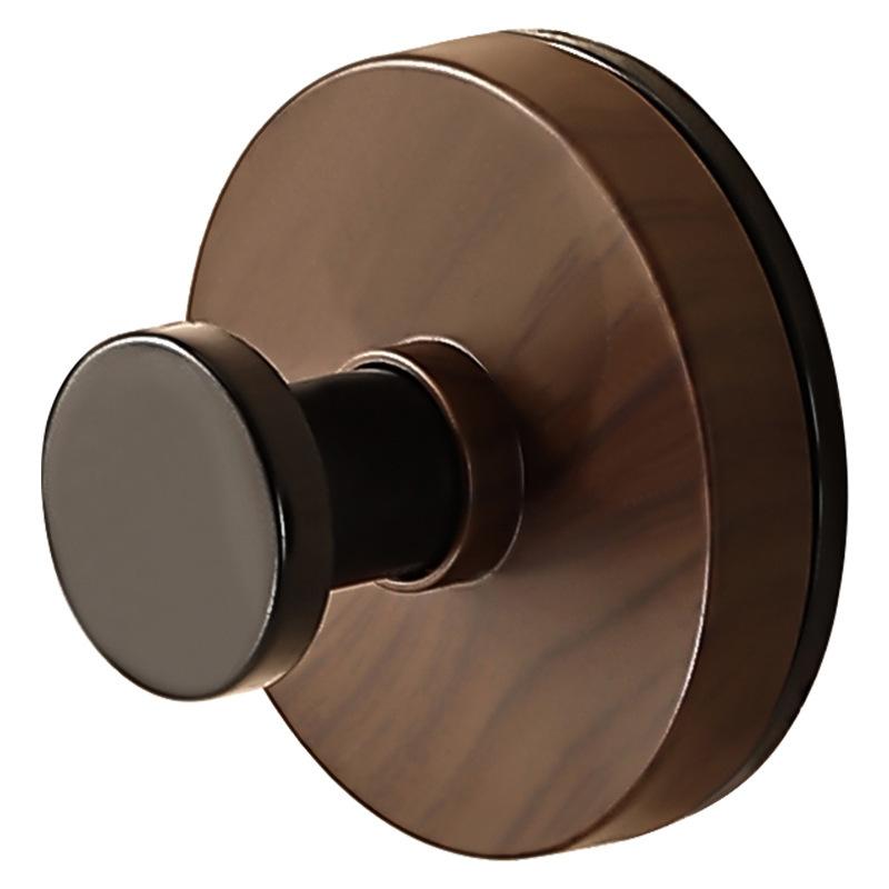 Walnut Grain Suction Cup Hook Heavy Duty 5kg No Drill Wall Hook for Bathroom Door