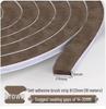 Self-Adhesive Soundproof and Windproof Seal Brush Strip for Sliding Windows and Doors