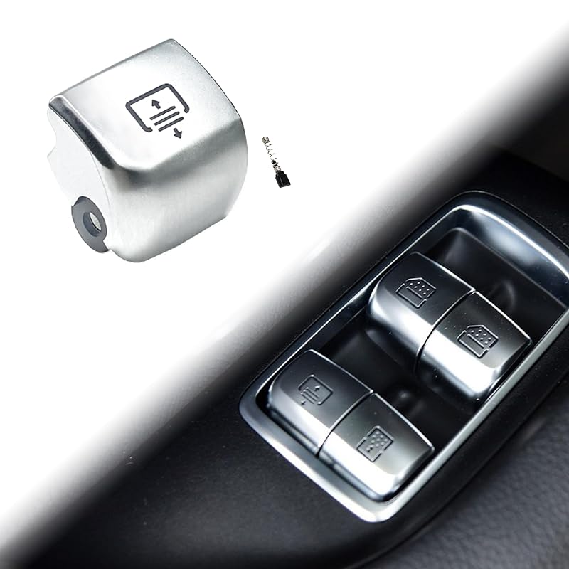 Master Power Window Switch Button Compatible with Mercedes Benz E S W213 2016- W222 2014- Lift Interior Caps Control Replacement (NO.3)