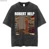 Marcus The Worm Meme Oversized T shirt  Cotton Washed Tshirt for men women hiphop streetwear P