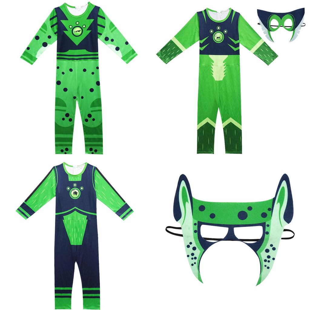 High-quality Wild Kratts Costume For Kids With Concealed Back Zipper And O-neck Design