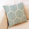 NEW Geometric Deer Cushion Yellow Geometry Decorative Pillows Linen Pillowcase Creative Home Decoration for Sofa Countryside