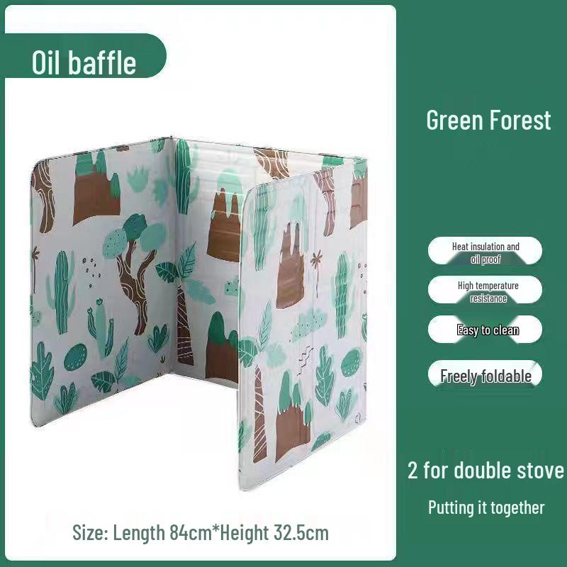 Folding Aluminum Foil Oil Splash Guard for Stove