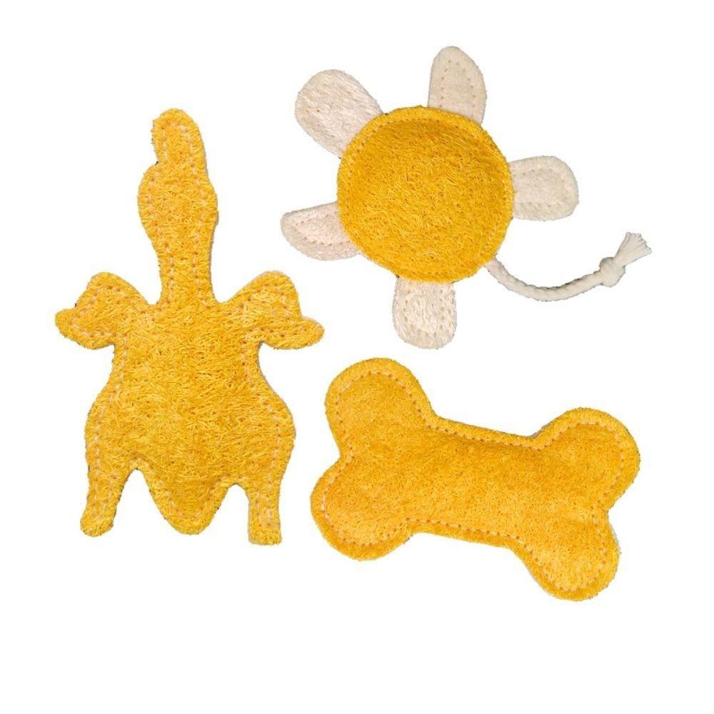 

Cartoon Interactive Cat Toy Wear Resistant Cat Mint Toys Cat Teeth Grinding Toys Pet Training 3PCS