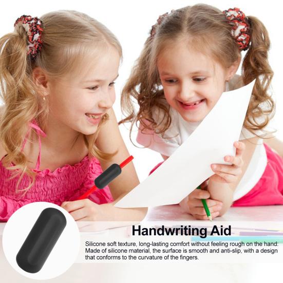 5Pcs Silicone Handwriting Aid Grips Weighted Soft Touch Pen Grips Improves Pen Control Universal Special Needs Writing Tool