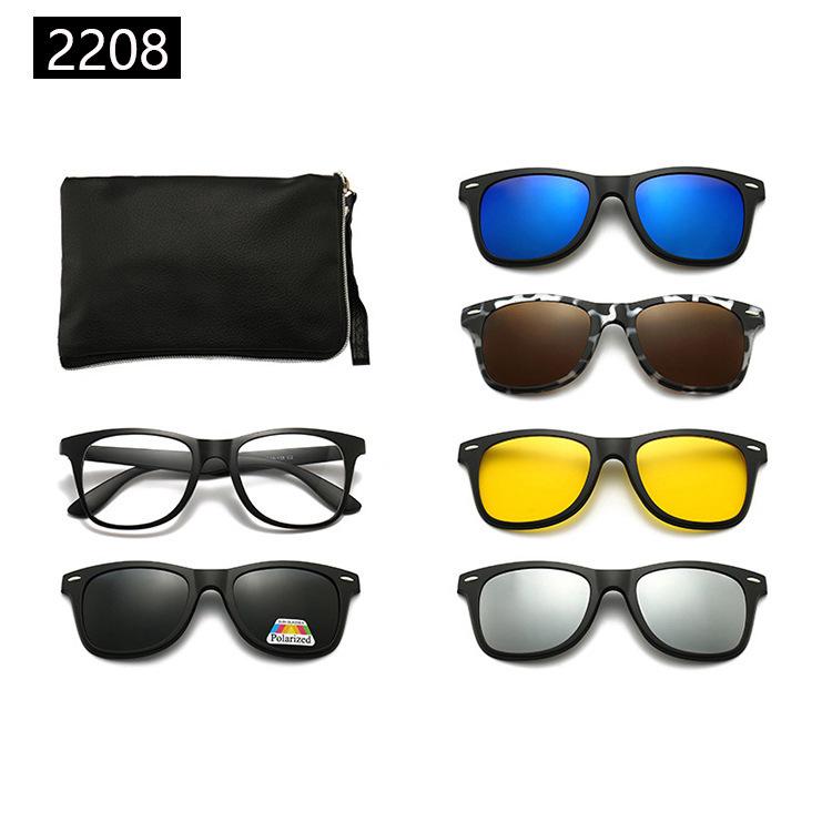 22XX Magnetic Clip-on Polarized Sunglasses for UV Protection and Driving
