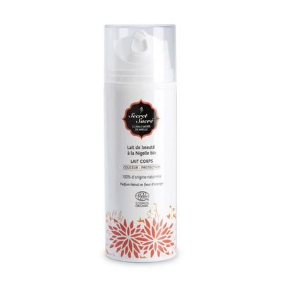 Körper-Schönheitsmilch - SECRET SACRE - 200ml - Bio - Nicht fettend - Flüssige Textur