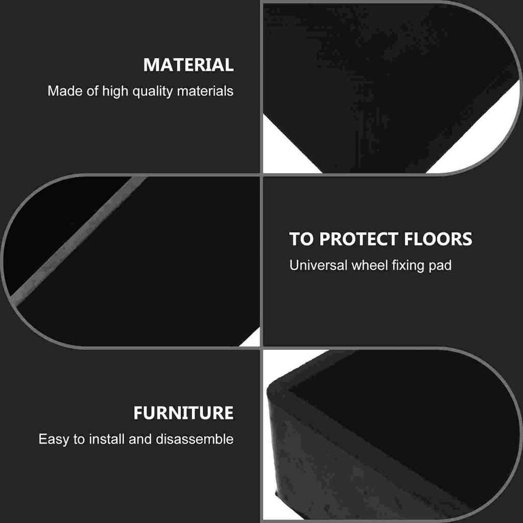 Wheel Fixing Pad Furniture Nonslip Mat Anti-slip Cushion Foot Sofa Rubber Table Leg Non-slip Pads