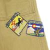 DILLO Made In the USA, Duck Canvas Fabric Animal Pattern Patch Cotton Pants Men's Used