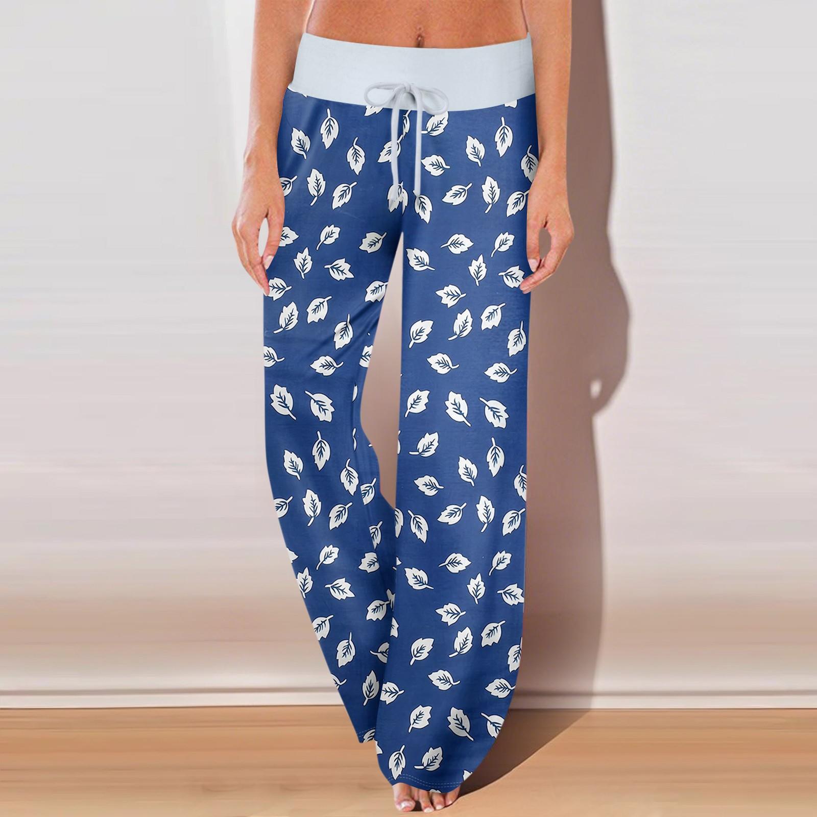 

Женские повседневные спортивные брюки с винтажным принтом, пижамные брюки с карманами XL