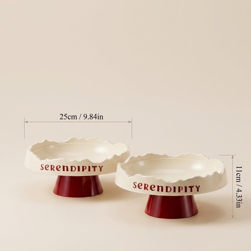 Plastic Cake Stand Detachable Pedestal Fruit Bowl Drain Hole Food Serving Dish Stackable Snack Dessert Plate Kitchen Tableware