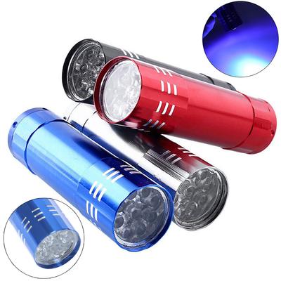 Nail Droger Mini 9 Led Verlichting Zaklamp Uv Lamp Draagbare Nail Gel Lamp