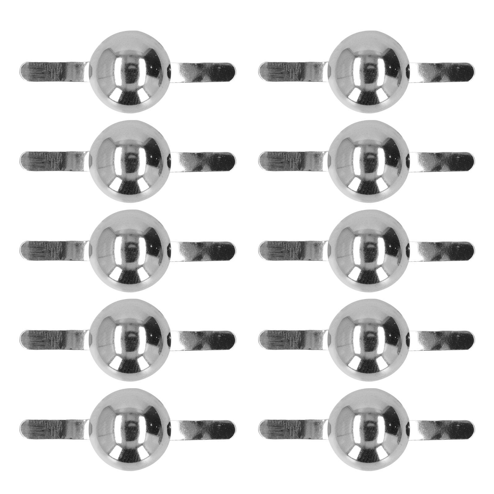 

200pcs Decorative Metal Tack Trim Electroplating Treatment Burr Free Wear Resistant DIY Making Nails Hardware for Bags