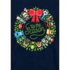 Toy Story Childrens/Kids Wreath Christmas Hoodie