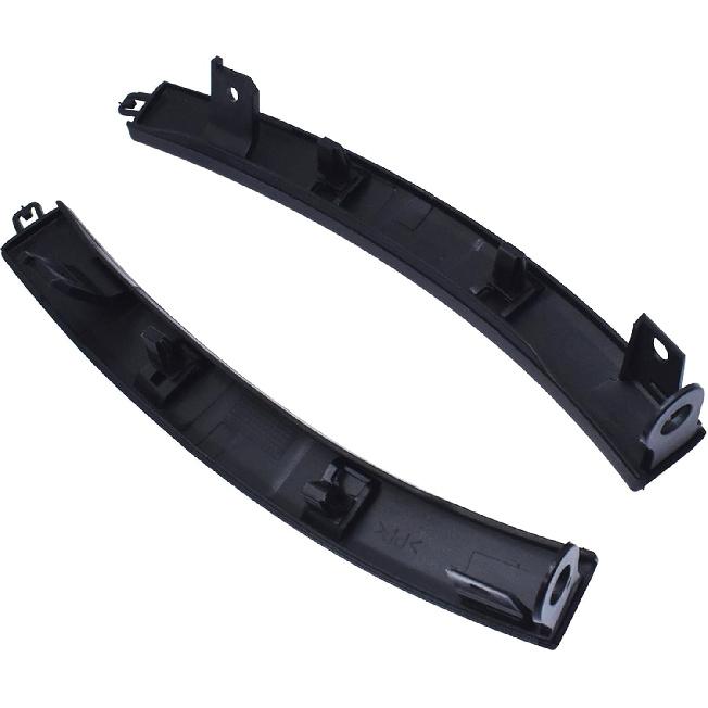 Front Bumper Filler Trim Black 2 Pcs Left & Right Side Replacement for 2007-2011 CR-V 71103-SWA-000