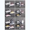 Durable Rotatable Soap Storage Box Multilayer Soap Holder Household Easy to Use