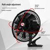 11-Inch High Power 12V/24V Car Fan for Large Trucks - Strong Airflow Electric Cooling Fan