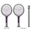USB Rechargeable Scalable Electric Mosquito Swatter 2 In 1 Fly Swatter Trap Bug Zapper  Indoor