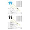 32 Pcs Professional Body Piercing Kit With Surgical Stainless Steel Tools For Ear Nose Lip Navel DIY Jewelry Making