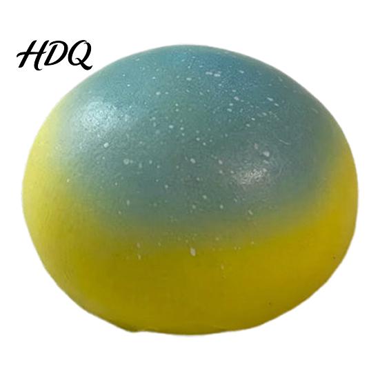 Eye-Catching Stress Ball Colorful Steamed Bun Slow-Rising Squeeze Toy Soft PU Fidget for Relief Cute Office Decompression Gadget Kids Adults