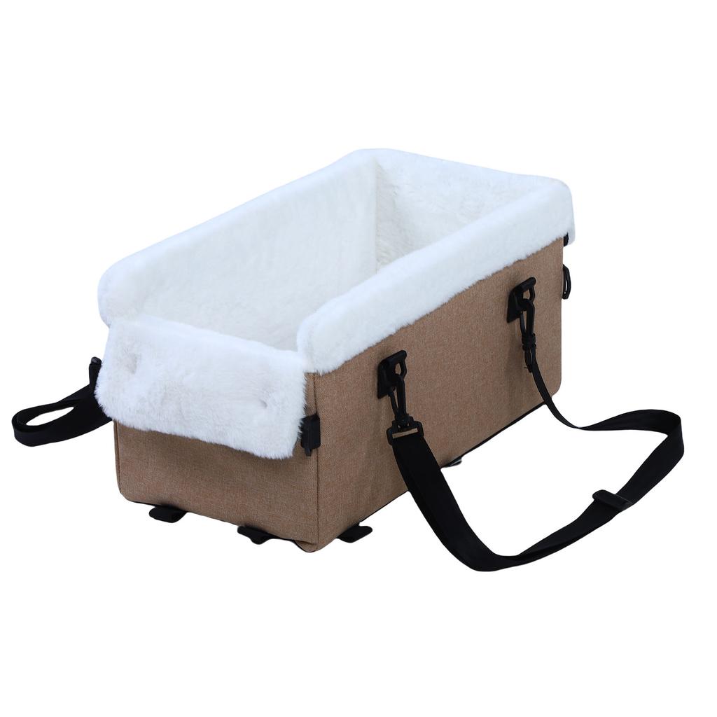 Dog Car Seat Portable Soft Pet Car Travel Home Bed Comfortable Pet Carrier for Cars Trucks SUVs