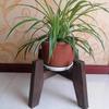 Carbonized Wood Flower Stand