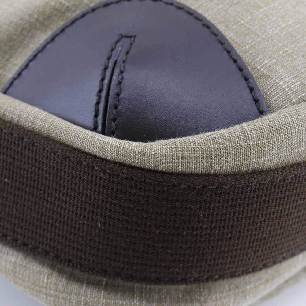 HUNTING WORLD Umhängetasche Hobo-Tasche beige Canvas Damen Gebraucht